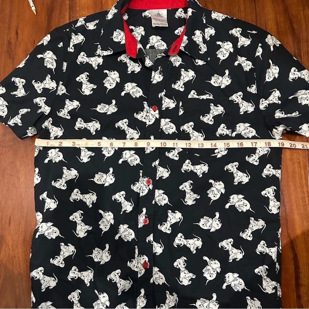 Vintage 101 Dalmatians Button Up Shirt Disney All Over Print Size Small - Picture 4 of 5